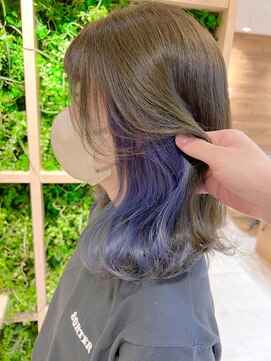 ジールサロン 阿見店(ZEAL SALON) インナーカラー♪