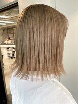 ソア 渋谷(soar)&nbsp;透明感カラー★ダブルカラーブリーチミルクティーベージュ