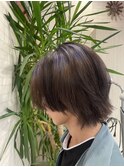 大人可愛い大人美人くすみカラーアッシュグレーベージュ