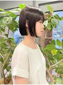 イメチェン/ホワイトブロンド/外ハネボブ/美髪/名古屋/名駅