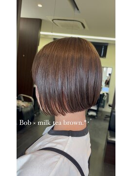 ヘアーアンドエステ サニープレイス(Hair&Esthe Sunny Place) ボブカラー