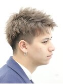 渋谷メンズサロンフェザーパーマショートツイストスパイラルヘア