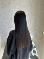 ミリィ 四日市(mily)&nbsp;自毛ツヤ感◎パツッと切りっぱなしロング