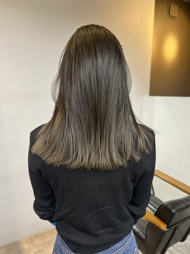 ヌープヘアーアイス(NUUP.hair ici) 20代30代40代ピンクアッシュ髪質改善カラー艶感ストレート