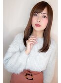 春に向けたイメチェンヘアスタイル♪ミルクティーブラウン♪