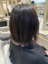 アッシュ 仙川店(Ash)&nbsp;大人可愛い簡単セット外ハネショートボブ艶20代30代40代50代