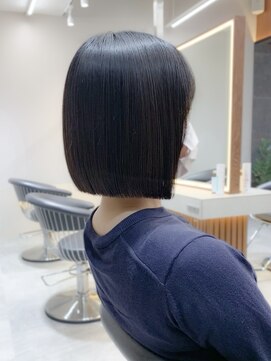 ロンド ロワール 門前仲町(Lond Loire) ボブショートボブ縮毛矯正ベージュグレージュ門前仲町