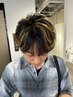 メンズカット+ハイライト（メッシュブリーチ）￥12100→8800