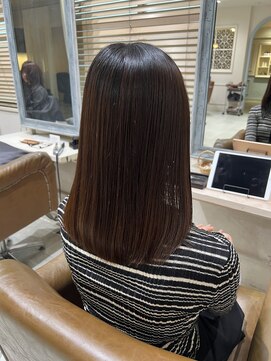 フレーム へアアンドトリートメント 天王寺北口店(FRAME) 今までにないまとまりと艶感！ストレート