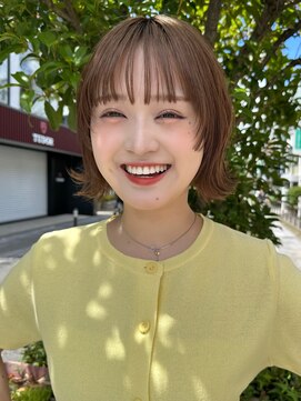 ロンド ボーイ 表参道(Lond BOY) くびれヘア/アプリコットオレンジ/ハイライトカラー/レイヤー