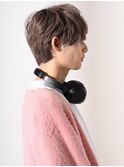 ミルクティーラウンドマッシュショート