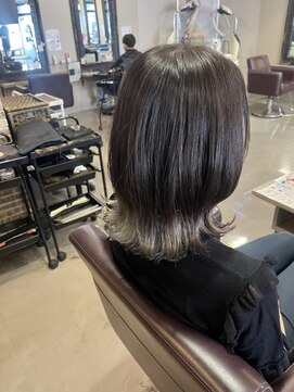 リファイン 羽村店 くびれヘア/アプリコットオレンジ/夏のヘアアレンジ/羽村