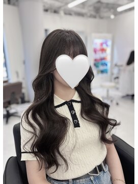 ハピネス 梅田茶屋町店(HAPPINESS) ヨシンモリ オリーブグレー 小顔前髪 韓国風巻き 大阪 梅田