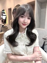 グロー 大宮(GLROW) レイヤーカット くびれ巻き オリーブグレージュ シースルー