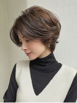 レリーオーファ 六甲(RelyOfa)&nbsp;白髪ぼかしショートボブ若々しく[六甲/髪質改善/白髪ぼかし]