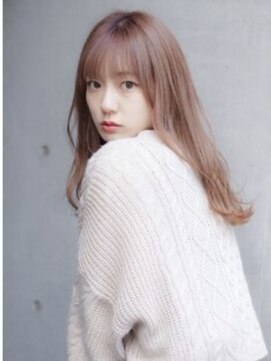 ランソ 新宿(RUNSO) 癒し系 大人ガーリーなミディアムレイヤーカット