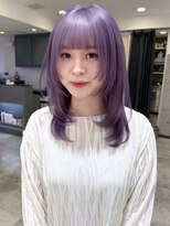 ノエ シンサイバシ(Noe Shinsaibashi)&nbsp;【LIRA】レイヤーカット ラベンダーパープル  ダブルカラー