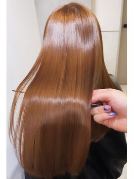 サンド 池袋(sand) 縮毛矯正×髪質改善 艶ストレートロング