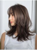 渋谷/ミルクティーブロンド/ダークブルー/デジタルパーマ