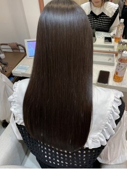 アマニ ビヨンド(AMANI.BEYOND)の写真/【名駅スグ★】梅雨に備えて完璧なコーティングで理想の艶髪へ*ストレスフリーな美髪が叶うDr.ストレート♪
