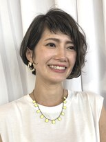 ヘアスタジオルース(HAIR STUDIO LUZ)&nbsp;40代50代60代の大人ボブ/白髪ボカシハイライト/堀江/北堀江