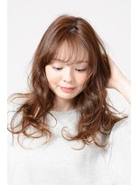 アース 新松戸店(HAIR&MAKE EARTH) 軽やかフリンジウェーブ【EARTH新松戸店】