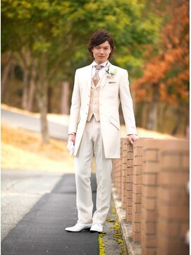 アルファーカット イチノハシ(ALPHACUT ichinohashi) 【タキシード】ミックスパーマスタイル