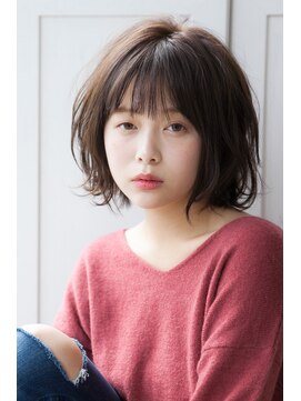 リル 8F 銀座(Rire) 【Rire-リル銀座-】ひし形シルエットちょっと長めのエアリーボブ