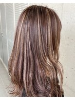 ガルボ ヘアー(garbo hair) #3Dカラー#外国人風#ハイライト#ヘアカラー#コントラストカラー