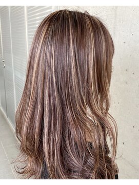 ガルボ ヘアー(garbo hair) #3Dカラー#外国人風#ハイライト#ヘアカラー#コントラストカラー