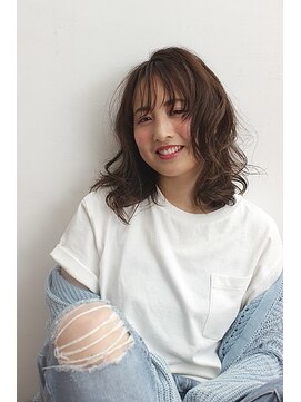 クラップス 弘明寺店(CLAPS) 【CLAPS弘明寺】　柔らかなウェーブで大人ミディ