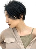 【sweep平尾】暗髪ストレートハンサムショート（豊塚）