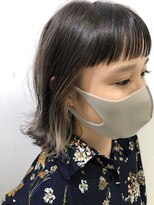 アッシュ 下北沢店(Ash) イヤリングカラーの外ハネボブ