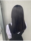 暗髪/ラベンダーアッシュ/黒髪アッシュ/10代20代人気◎