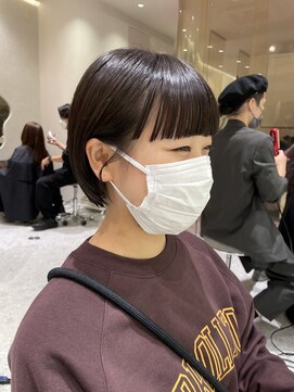 マイル 渋谷(mile) ミニボブ×ワイドバング