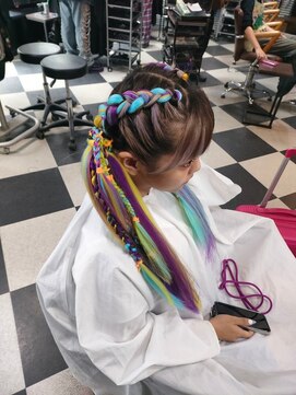 トリックストア(TRICK STORE) パステルボクサーブレイズ☆派手髪アレンジ