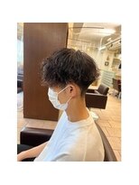 グラスバイネオリーブ 大倉山駅前店(grace by neolive)&nbsp;MEN'SHAIR/アップバング/ハイライト/束感ショート/波巻き