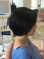 アシャ ヘアー ソリューション 神戸店(asha hair solution) 20代30代40代50代◆丸みショートボブ/ミニボブ/ひし形シルエット