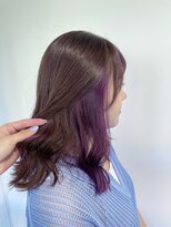 ウェアーズ(WARES)&nbsp;インナーカラー×ピンクラベンダー◎20代30代40代