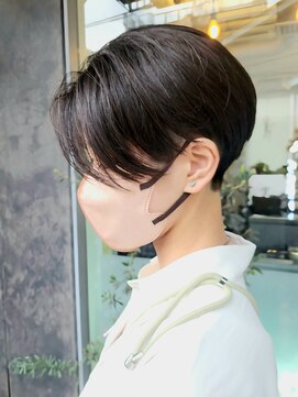 シャロン(SHARON) 【SHARON原宿】ナチュラルセンターパート×カルマヘアー