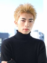 クロト 福岡本店(KUROT)&nbsp;ツーブロック刈り上げビジネス短髪束感ハイトーンアップバング