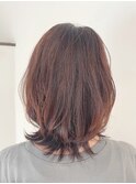 くびれウルフレイヤー×ピンクベージュ