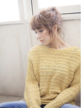 ジェニーバイメノン(JENNIE by Menon) ラフカールアップ×ノットヘア