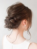 エインアンリー 表参道(AIN.ANLY.) 結婚式二次会編みおろし編み込みお呼ばれヘアセットドレスヘア