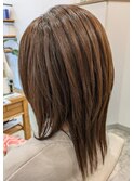 髪質改善プラチナカラー×ウルフレイヤー