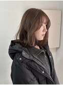 バッサリボブ 鎖骨ボブレイヤー オリーブベージュ 横浜 レイヤー