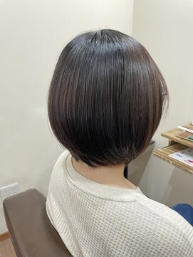 アルベリー ヘアーアンドスパ 浜松上島店(ALBELY hair&spa) ボブの可愛いを残したツヤサラ縮毛矯正