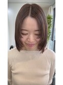 2ブリーチで作るピンクベージュ