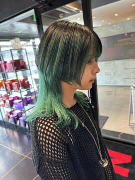 ニューヨークニューヨーク テラッソ姫路店(NYNY) アンブレラカラー/派手髪/ウルフカット
