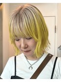 ルーツカラー 【イエローとホワイトベージュ】